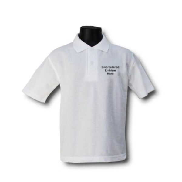 All Saints Primary School Polo-shirt -White Thumbnail
