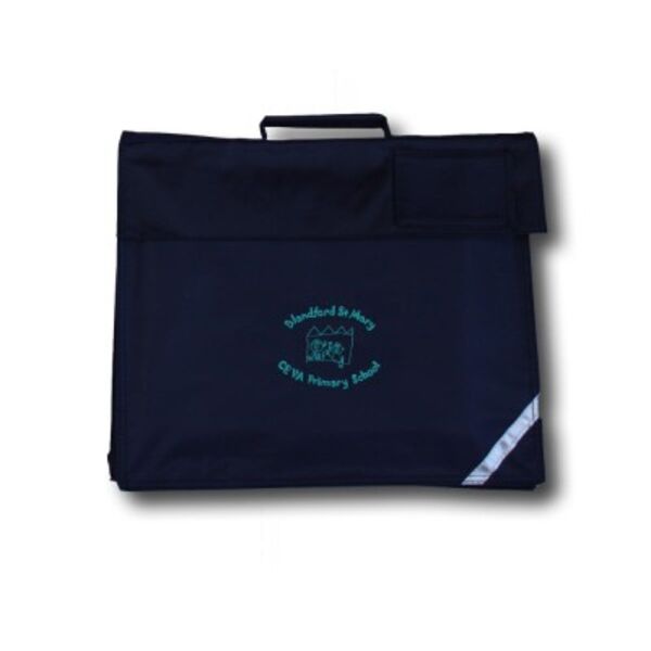 Blandford St Mary's Book Bag - Navy Thumbnail