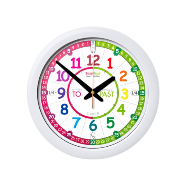  EasyRead Time Teacher Rainbow Past & To Wall Clock Thumbnail